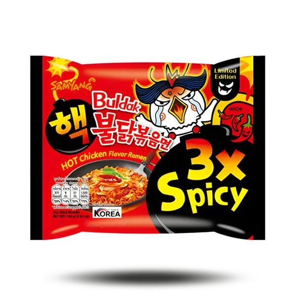 Samyang Buldak Hot Chicken Flavor Ramen 3x Spicy (140g)