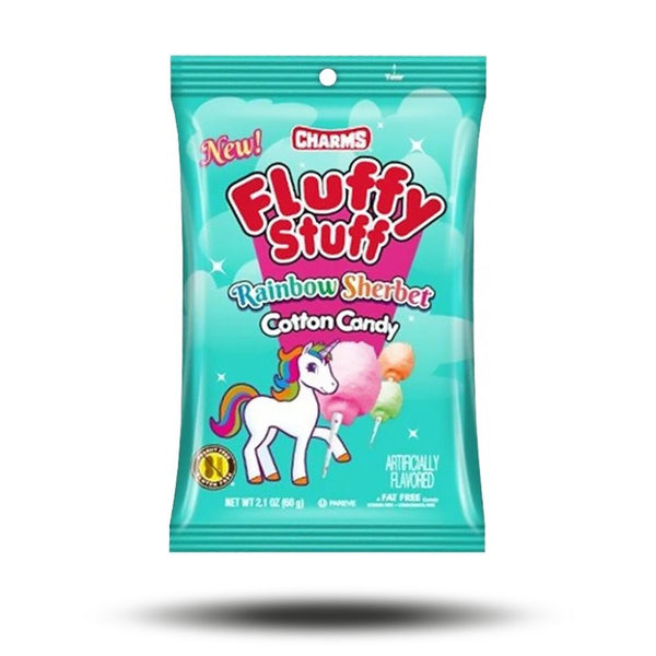 Fluffy Stuff Rainbow Sherbet Cotton Candy (60g)