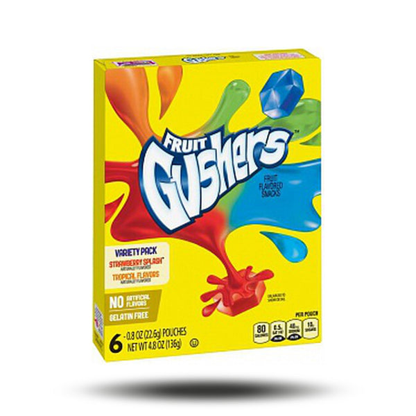 Fruit Gushers Strawberry & Tropical Variety Pack (136g)