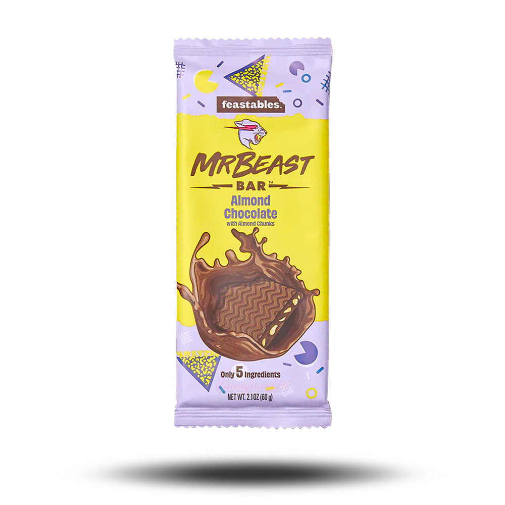 Feastables MrBeast Bar Almond Chocolate (60g) – Candyland24