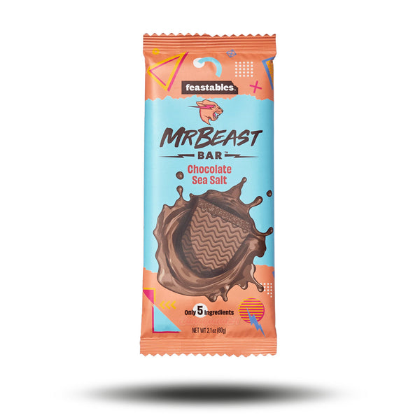 Feastables MrBeast Bar Chocolate Sea Salt (60g)