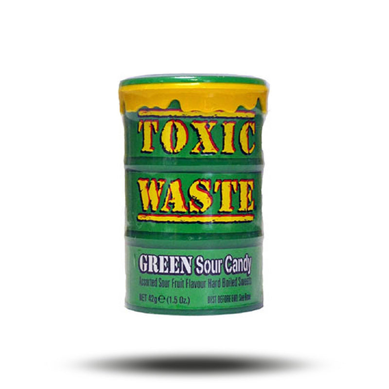 Toxic Waste Green Sour Candy (42g)
