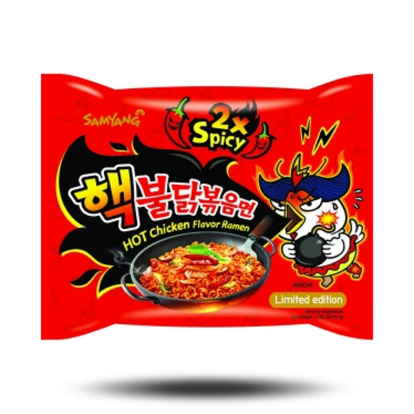 Samyang Buldak Hot Chicken Flavor Ramen 2x Spicy (140g)