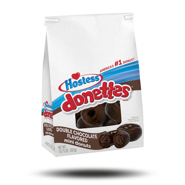 Hostess Donettes Mini Donuts Double Chocolate (305g)