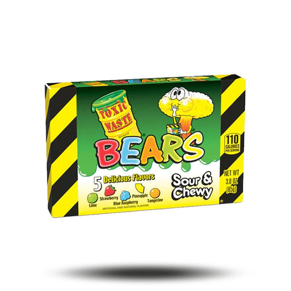 Toxic Waste Sour & Chewy Bears (85g)