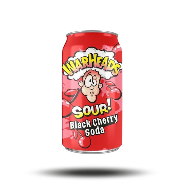 Warheads Sour Black Cherry Soda (355ml)